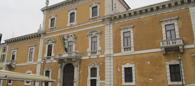 Palazzo_Martinengo_Palatini_(Brescia)_fronte H8 sponsor tecnico a Palazzo Martinengo